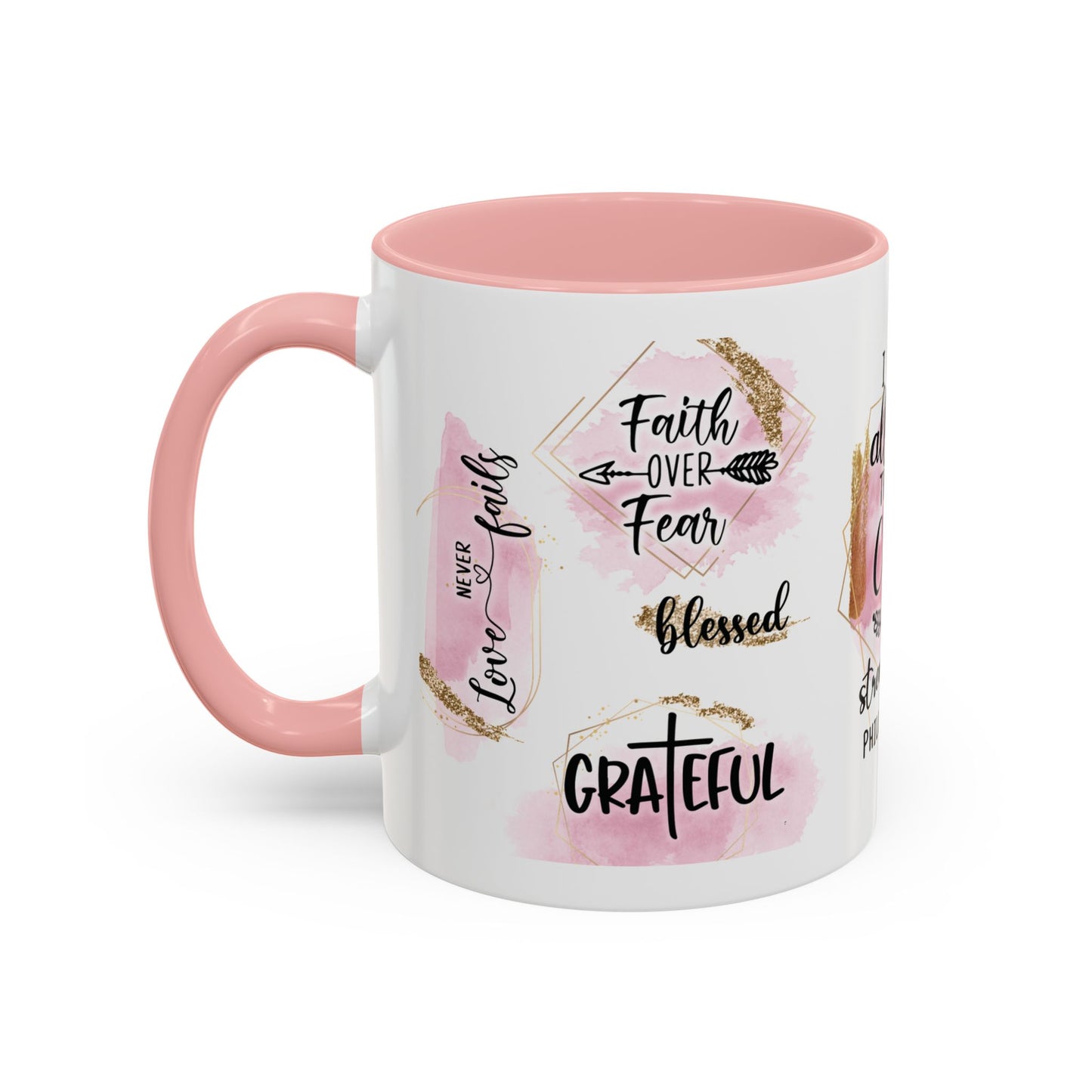 I Can Do All Things In Christ Accent Coffee Mug