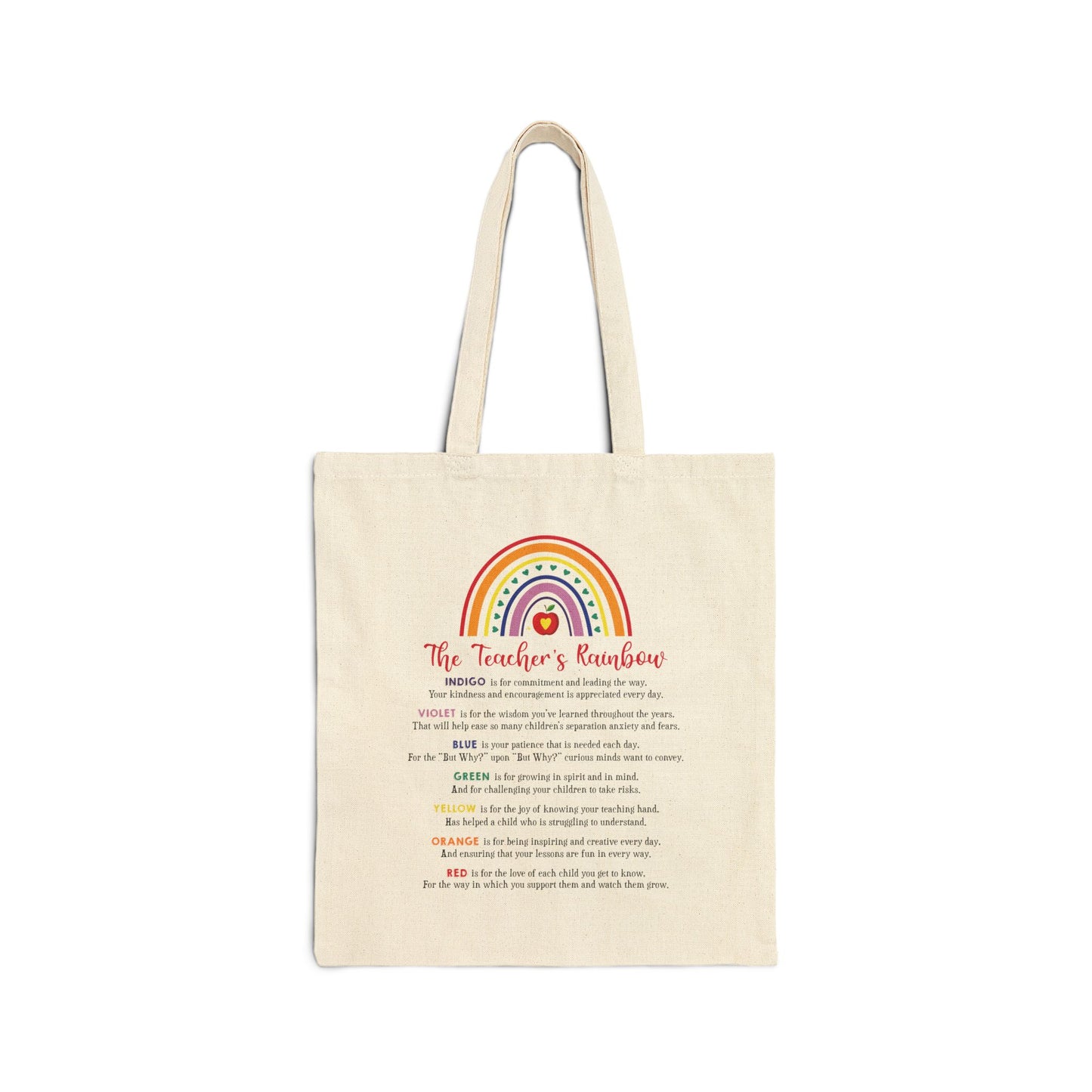 Maestra (Teacher) - Cotton Canvas Tote Bag