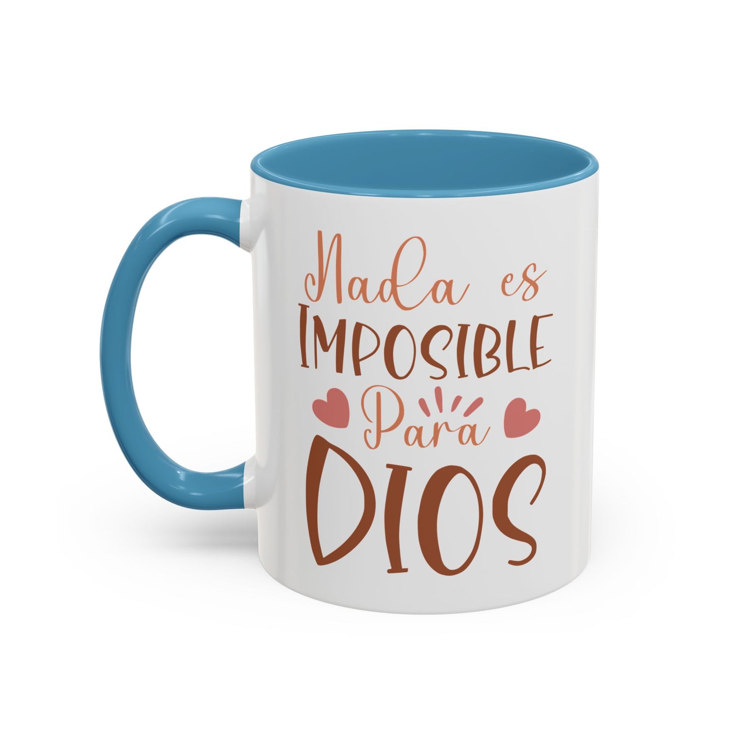 Nade es Imposible Para Dios Accent Coffee Mug