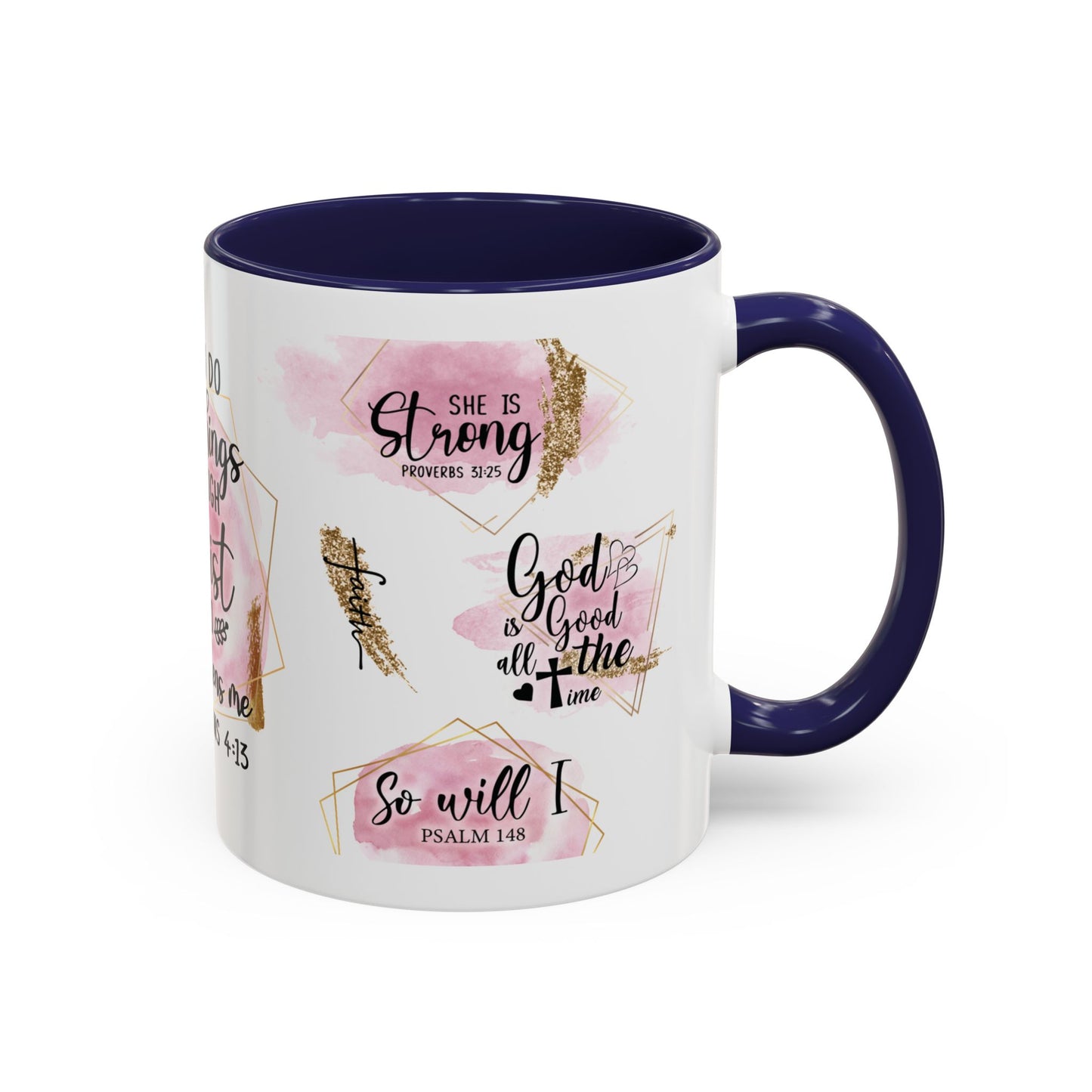 I Can Do All Things In Christ Accent Coffee Mug
