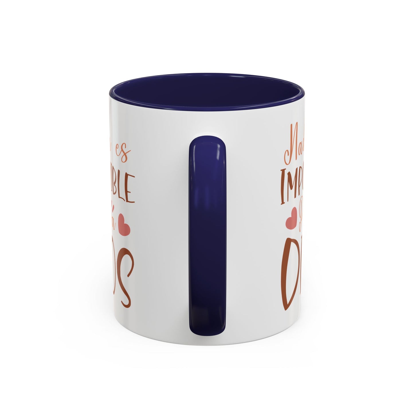 Nade es Imposible Para Dios Accent Coffee Mug