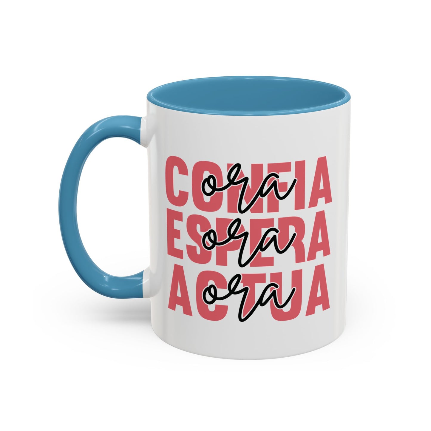 Confia, Espera, Actua Accent Coffee Mug