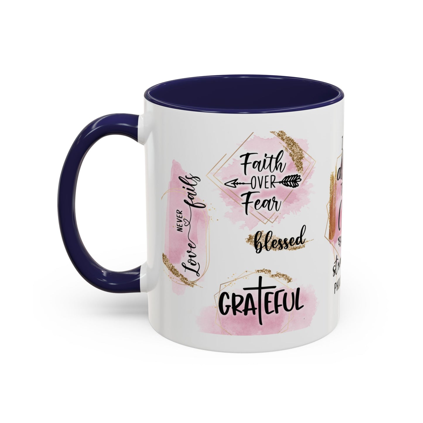 I Can Do All Things In Christ Accent Coffee Mug