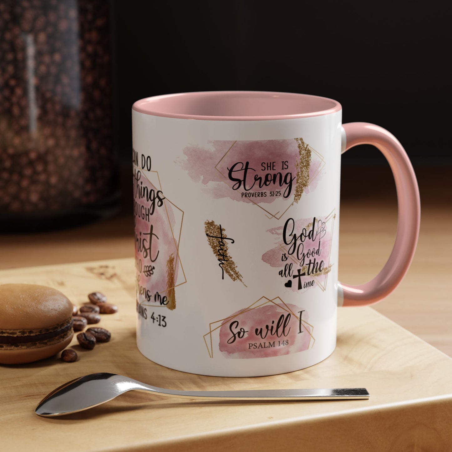 I Can Do All Things In Christ Accent Coffee Mug