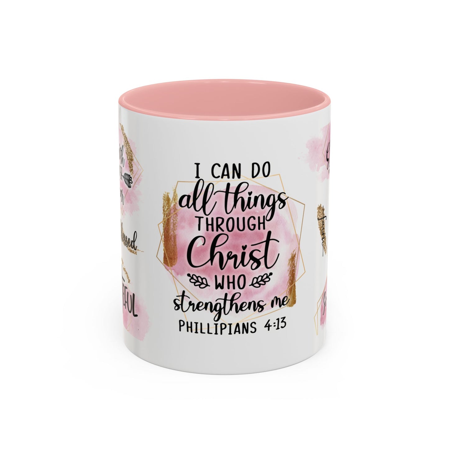 I Can Do All Things In Christ Accent Coffee Mug