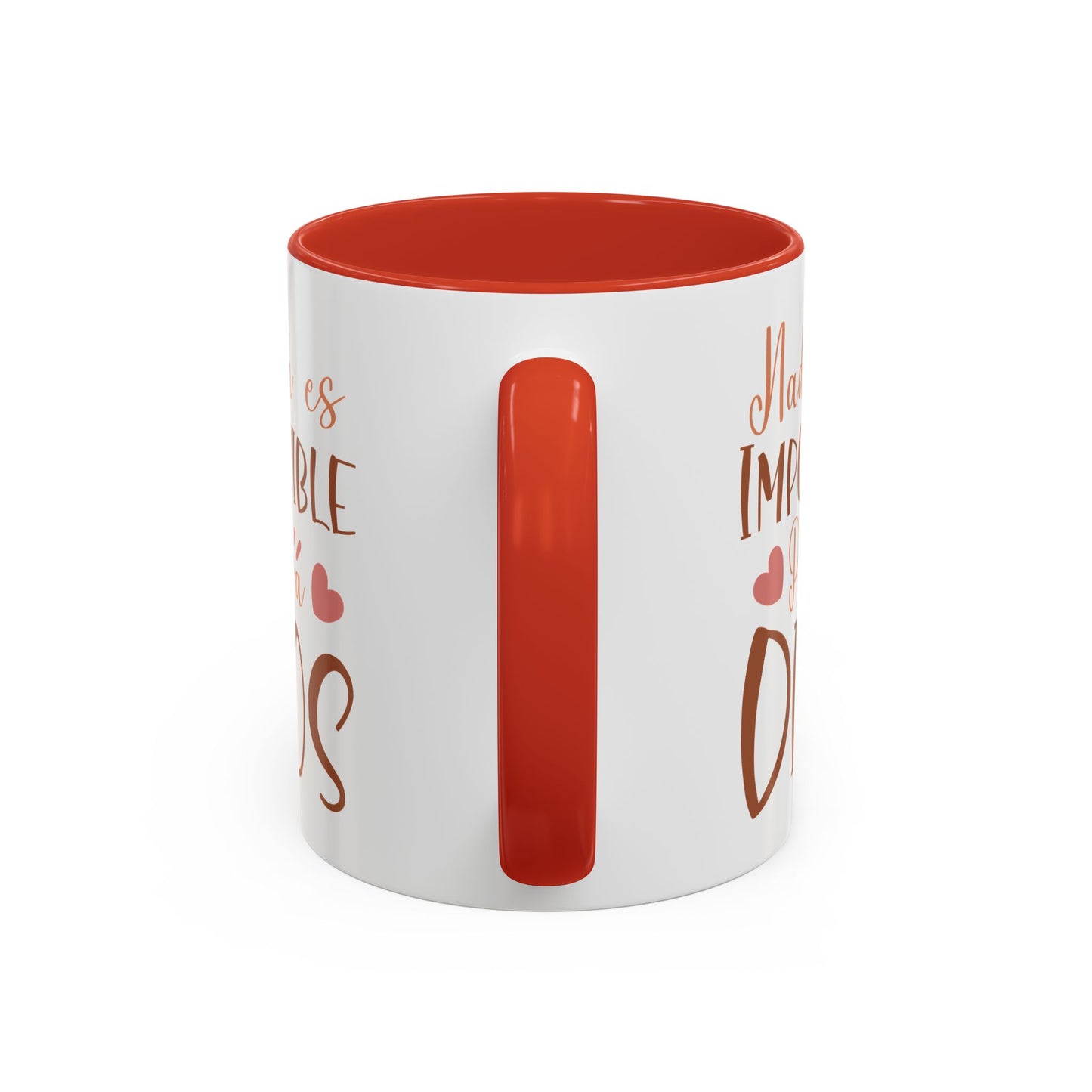 Nade es Imposible Para Dios Accent Coffee Mug