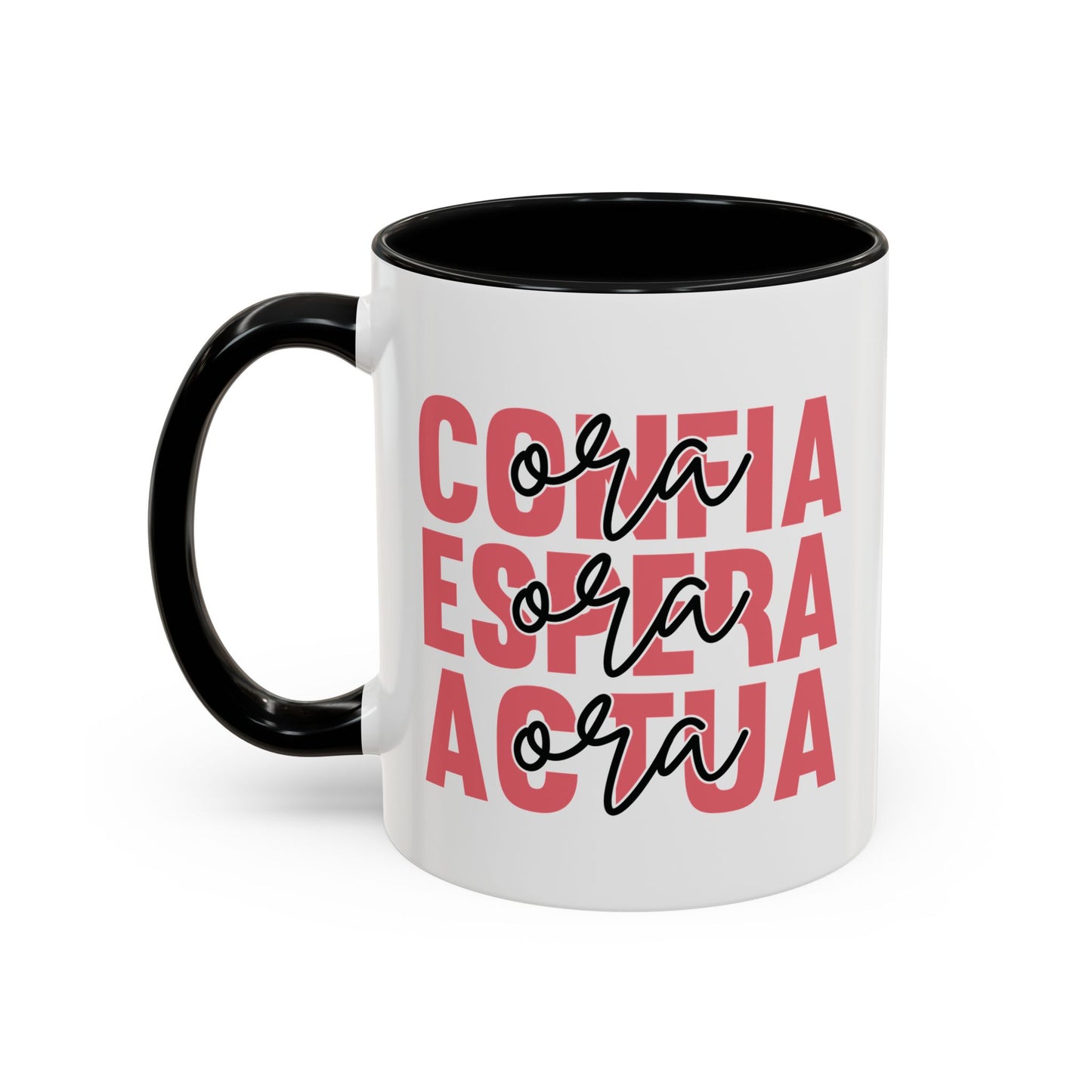 Confia, Espera, Actua Accent Coffee Mug