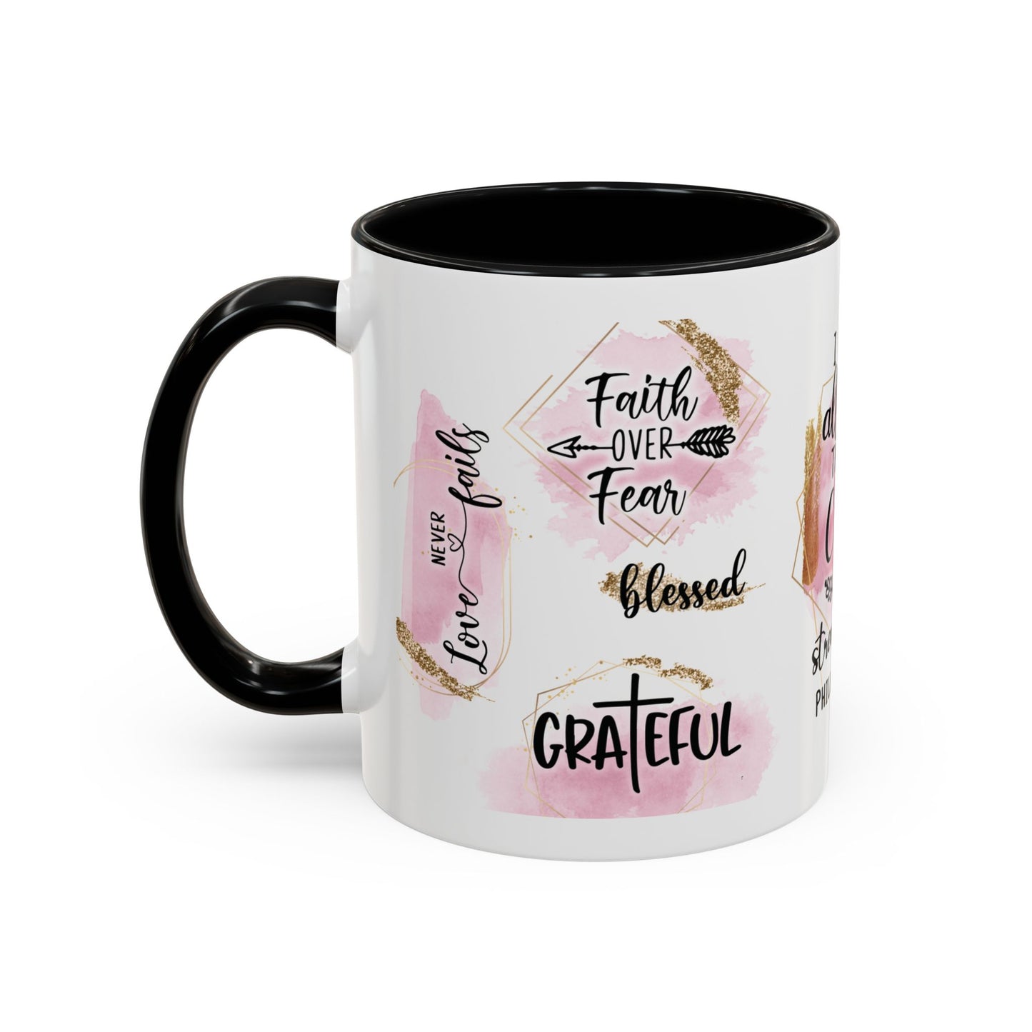 I Can Do All Things In Christ Accent Coffee Mug