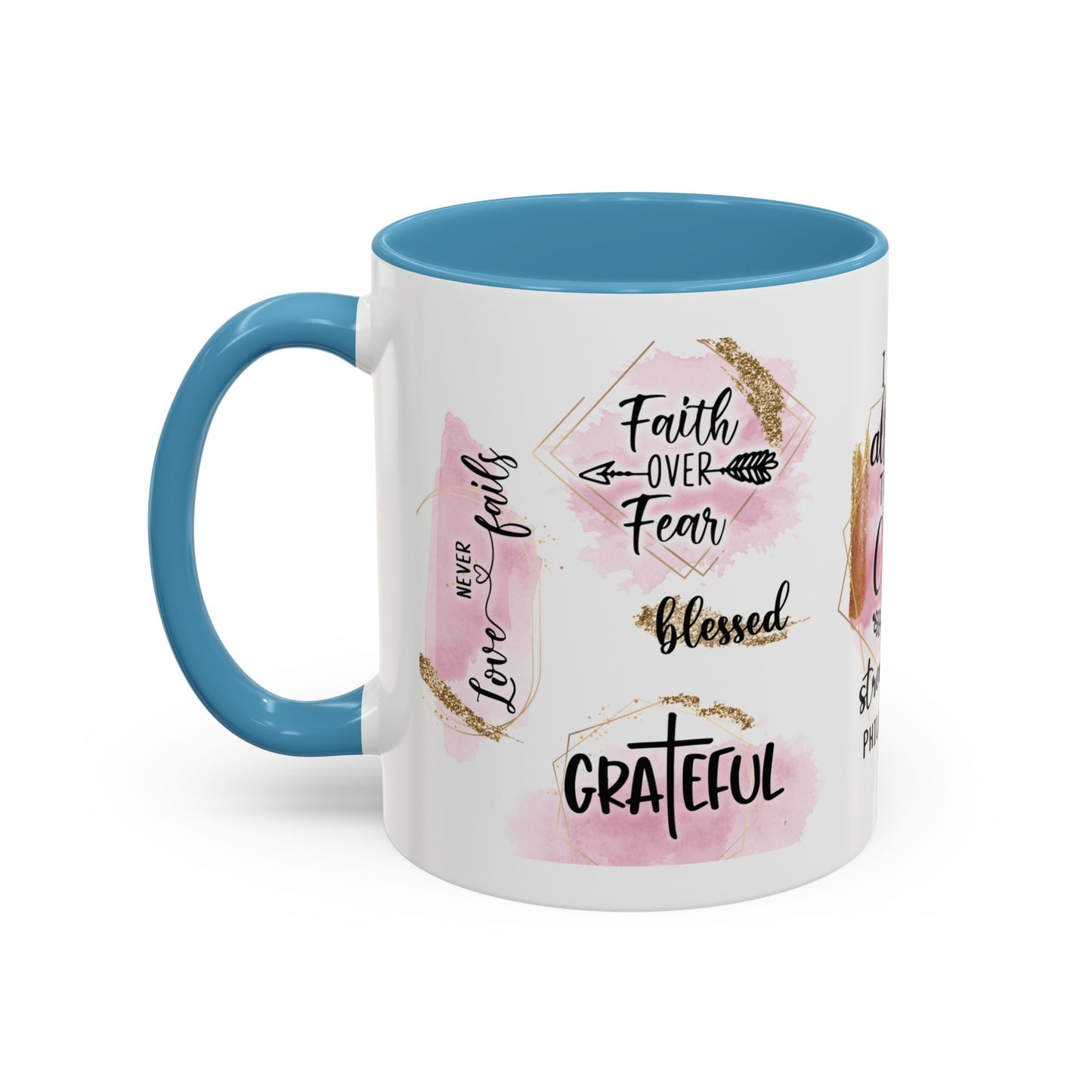 I Can Do All Things In Christ Accent Coffee Mug
