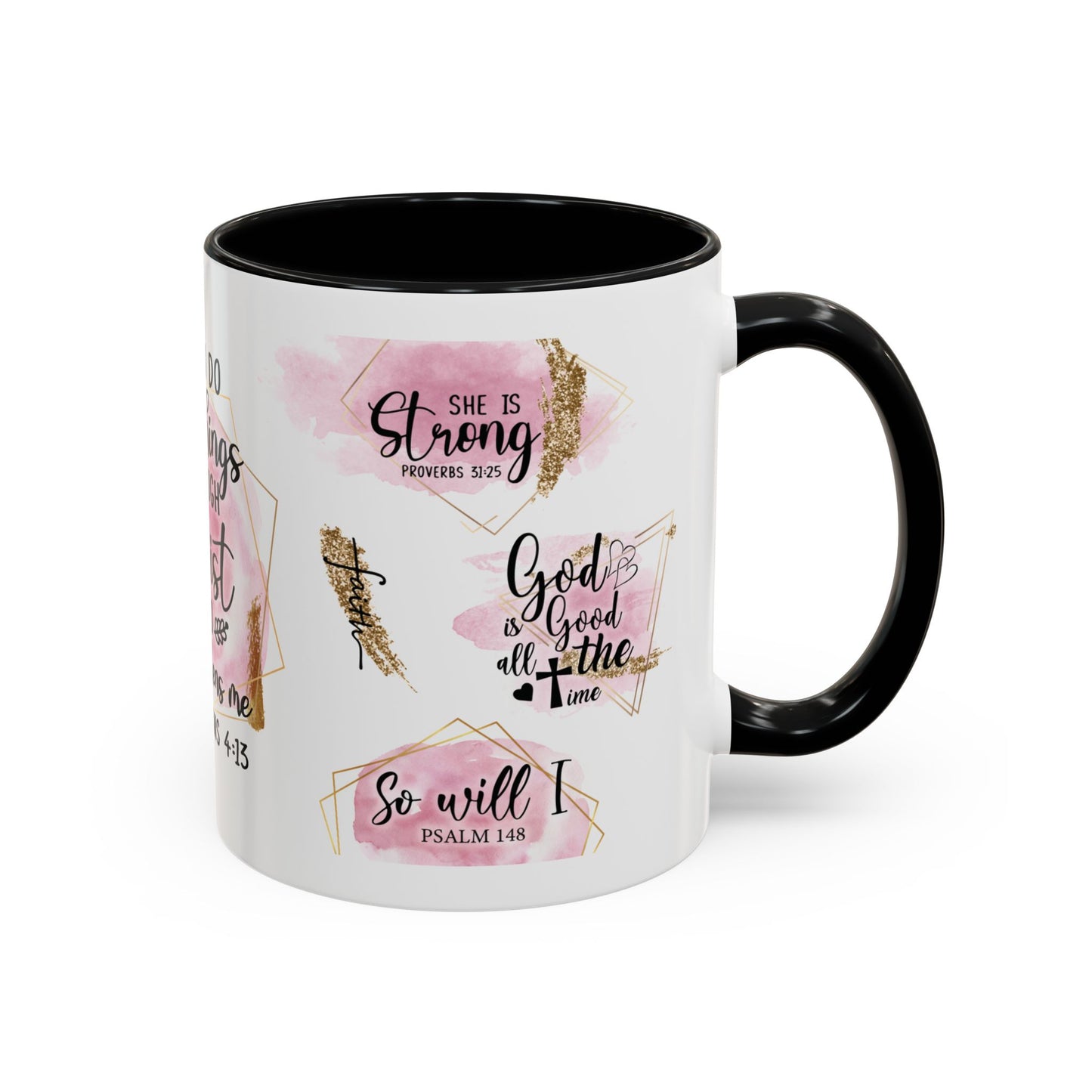 I Can Do All Things In Christ Accent Coffee Mug