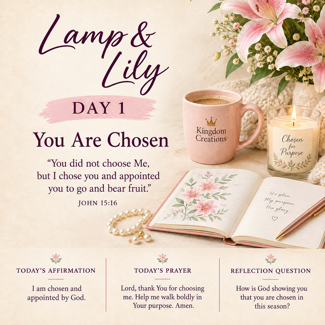 Day 1: You Are Chosen | Lamp & Lily | Kingdom Creations by Lily