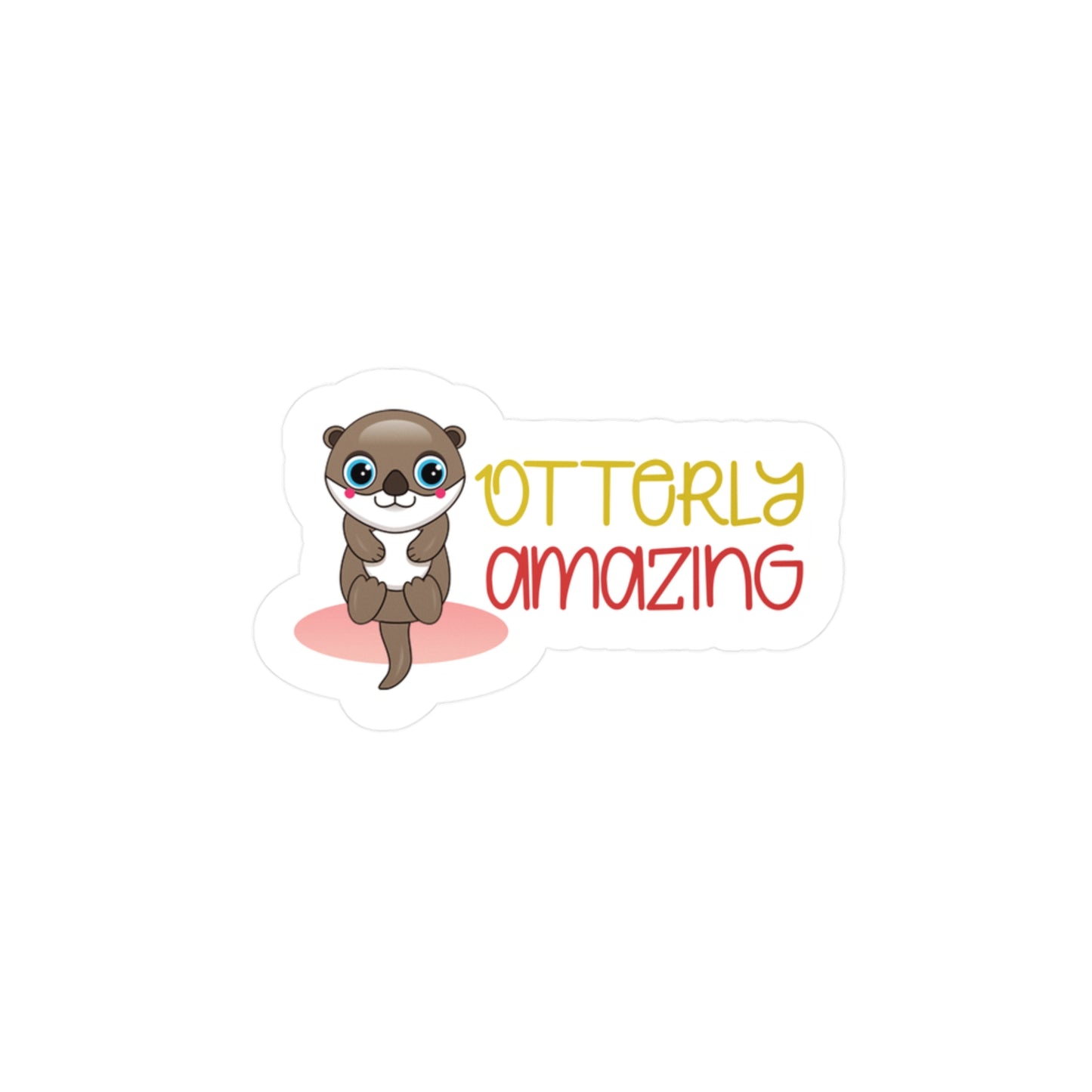 Otterly Amazing  Kiss-Cut Vinyl Decals