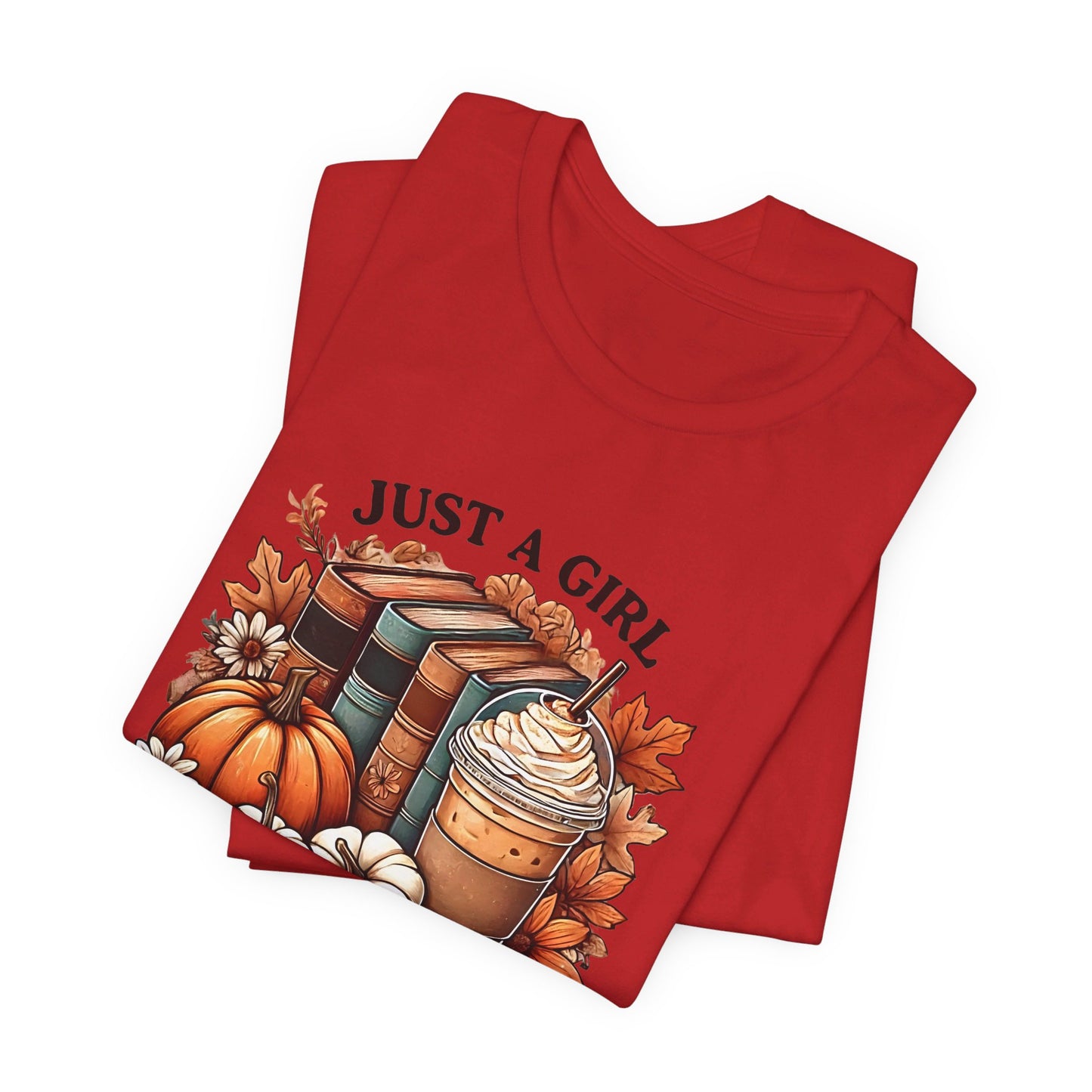 Just a Girl that Loves Fall Short Sleeve Tee