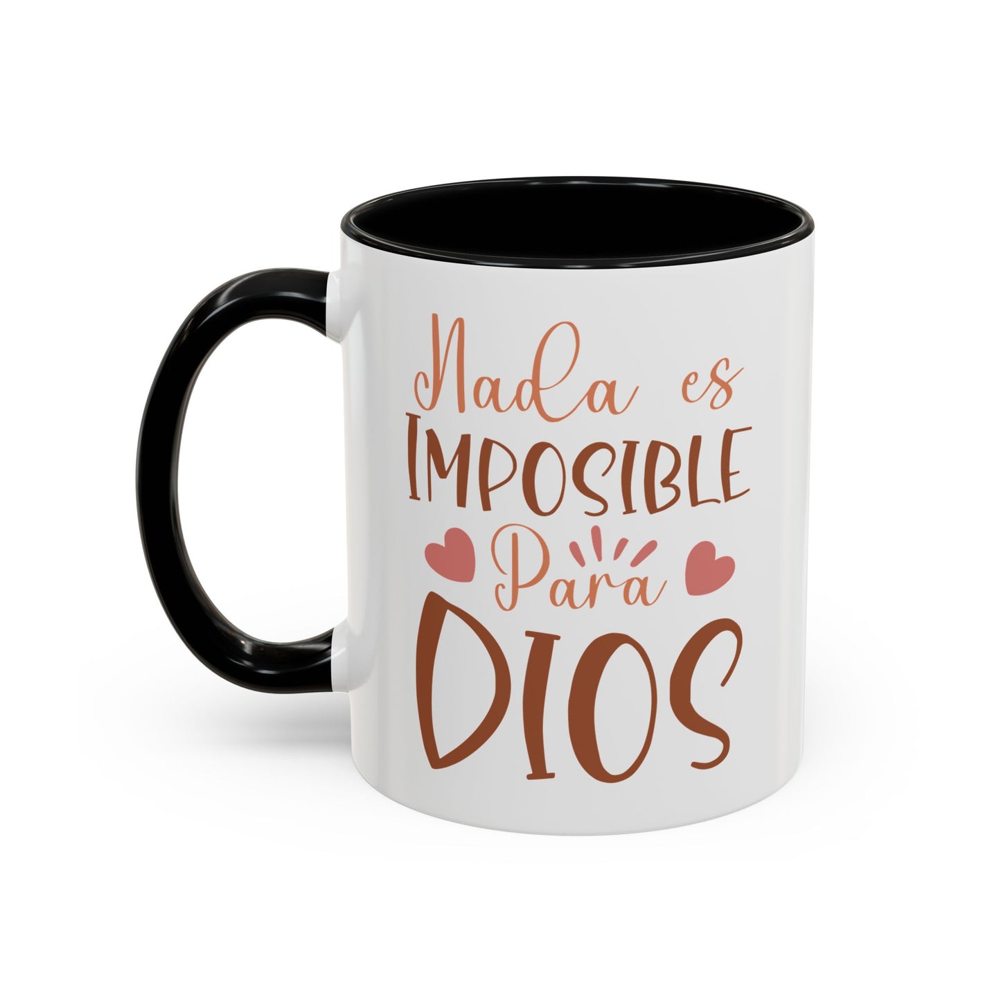 Nade es Imposible Para Dios  Accent Coffee Mug