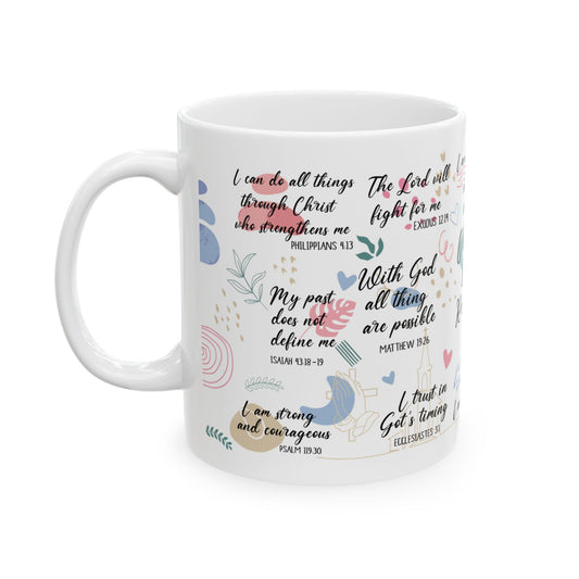 Christian Motivational Mug | Daily Reminders | Inspirational Gifts for Women | Faith-Based Coffee Cup, Encouragement Mug, Unique [...]