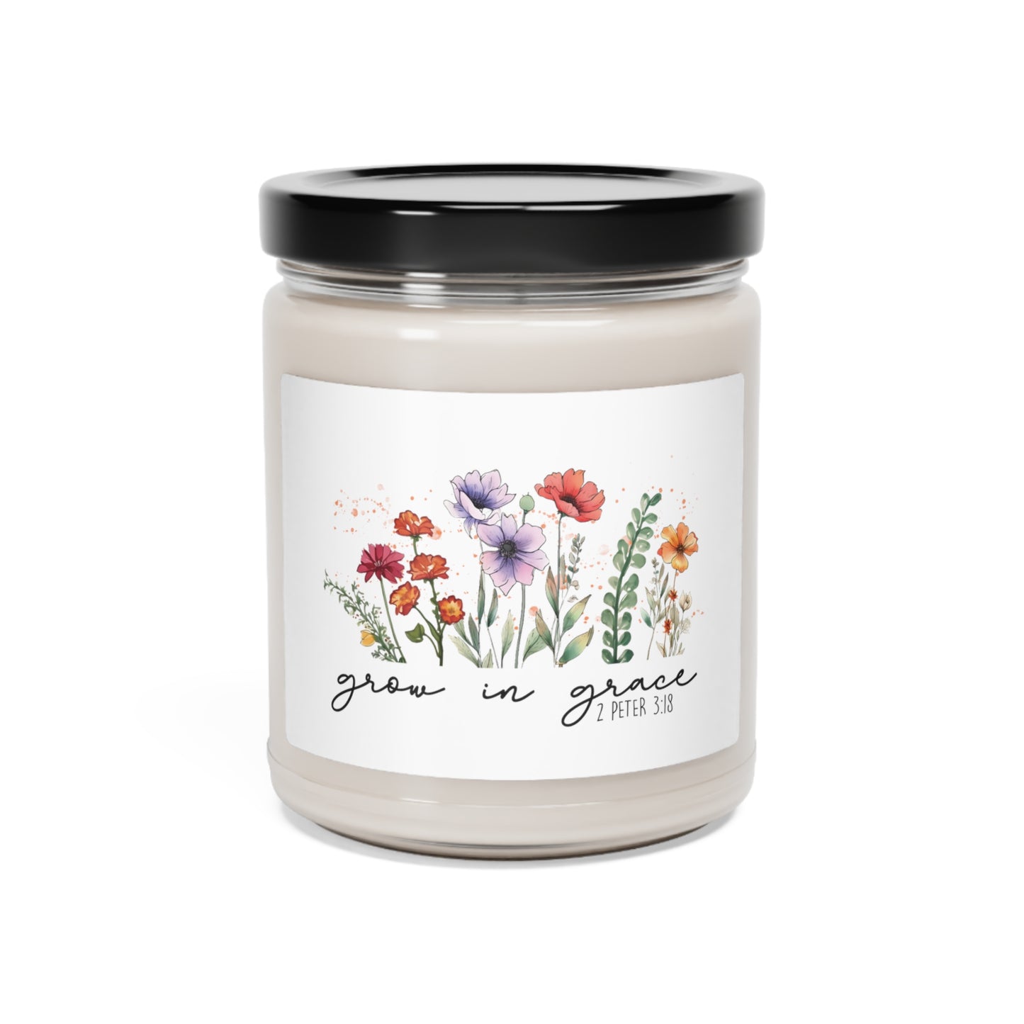 Grow in Grace Scented Soy Candle, 9oz