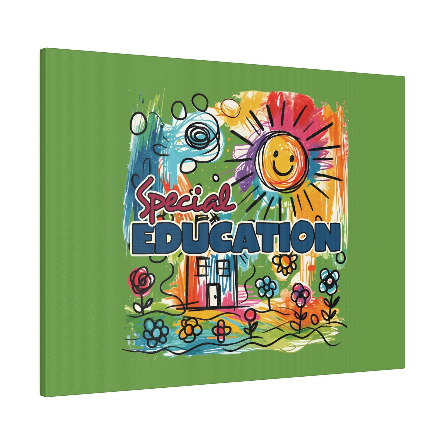 Special Education Teacher Matte Canvas, Stretched, 0.75"