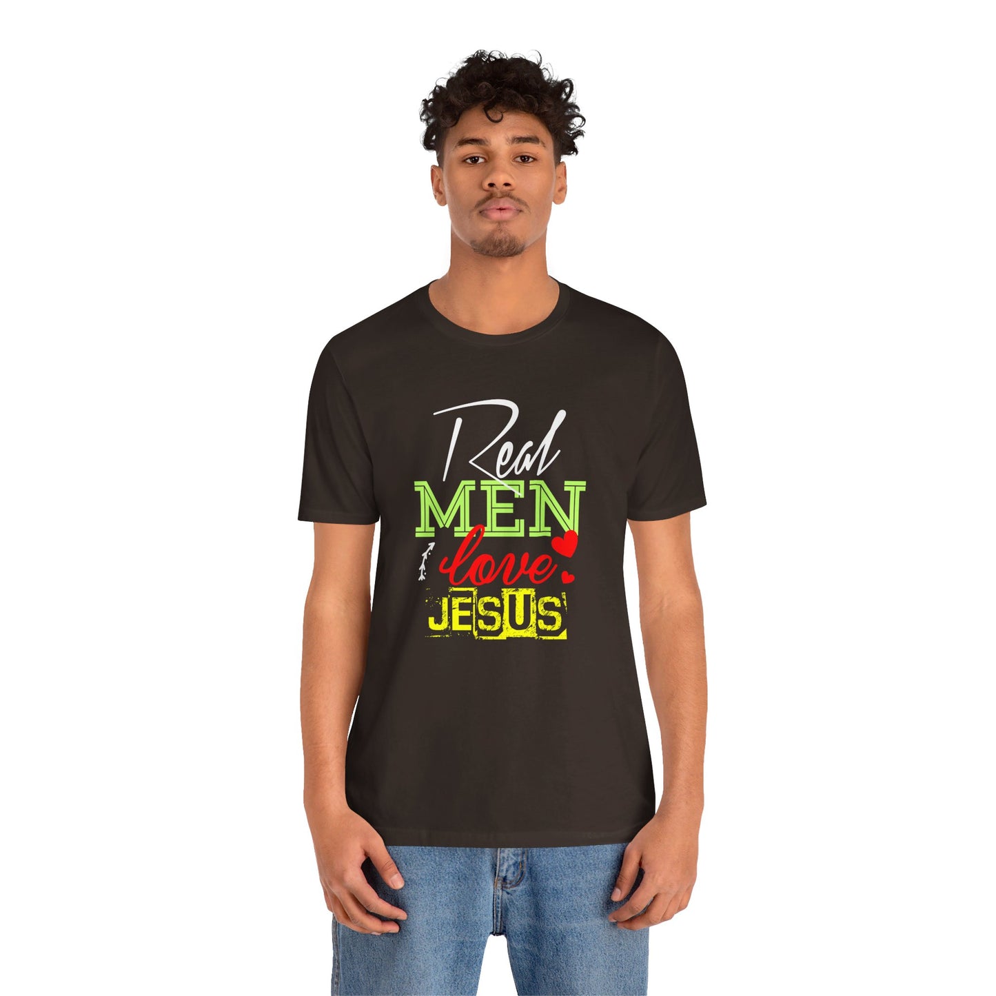 Real Men Love Jesus Short Sleeve Tee