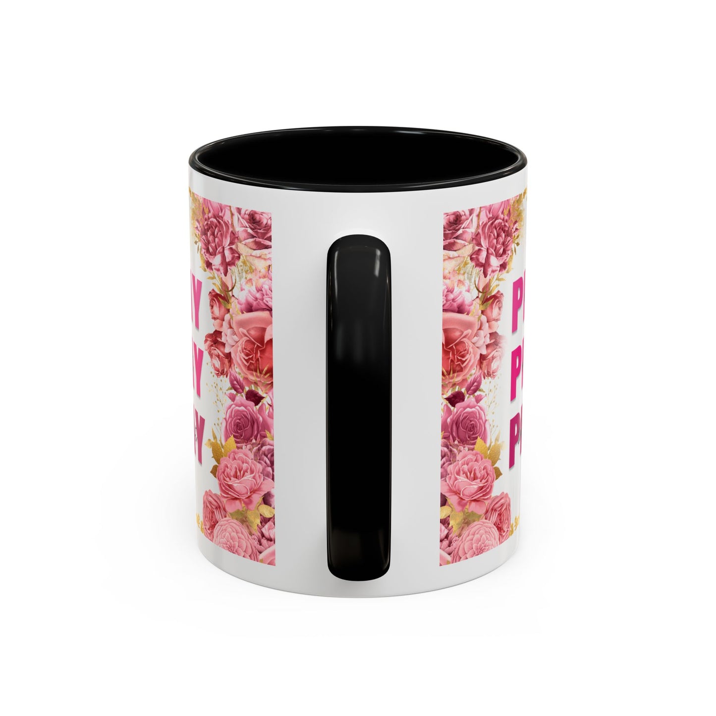 Pray on it Accent Coffee Mug