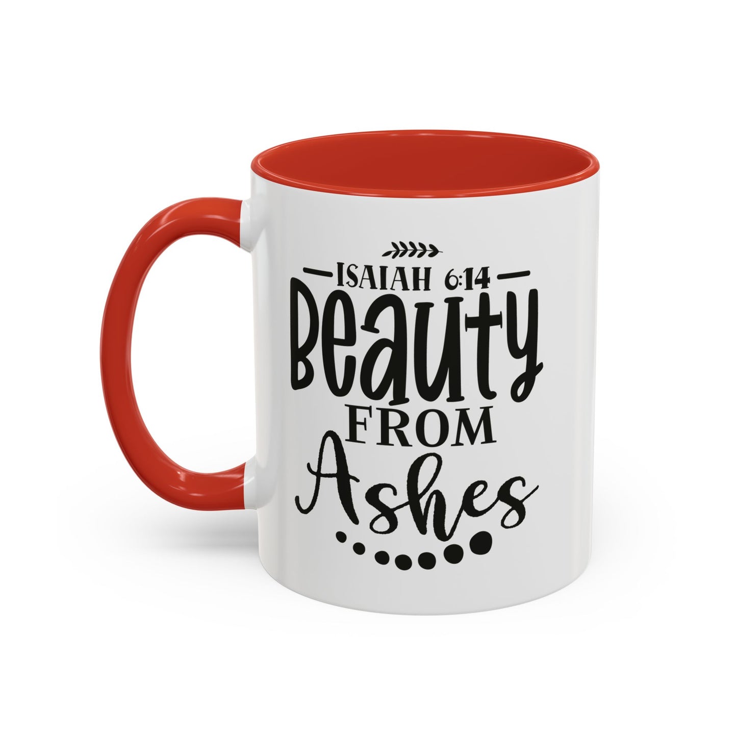 Beauty from Ashes Accent Coffee Mug