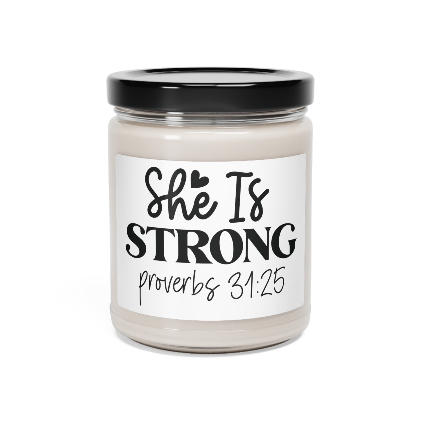 She is Strong Scented Soy Candle, 9oz