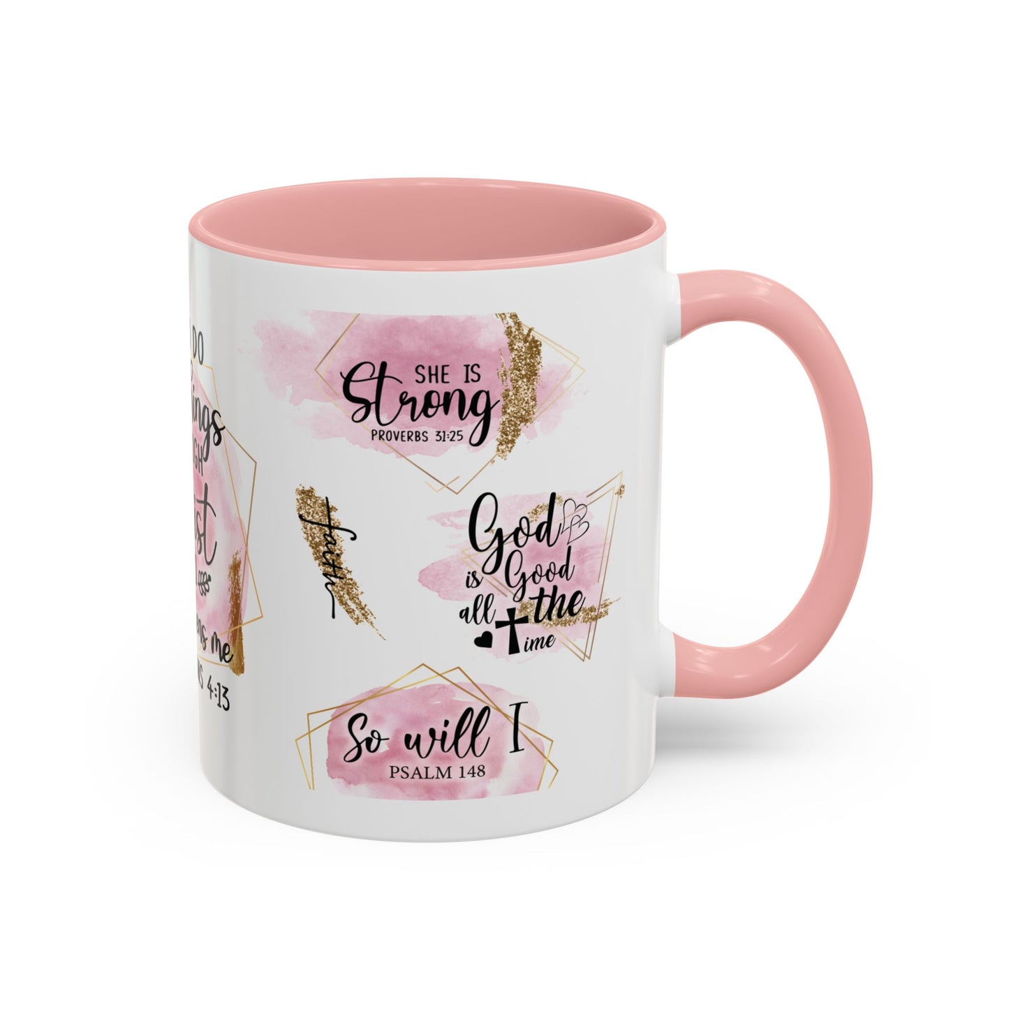 I Can Do All Things In Christ  Accent Coffee Mug