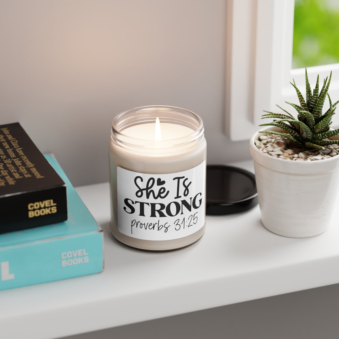 She is Strong Scented Soy Candle, 9oz