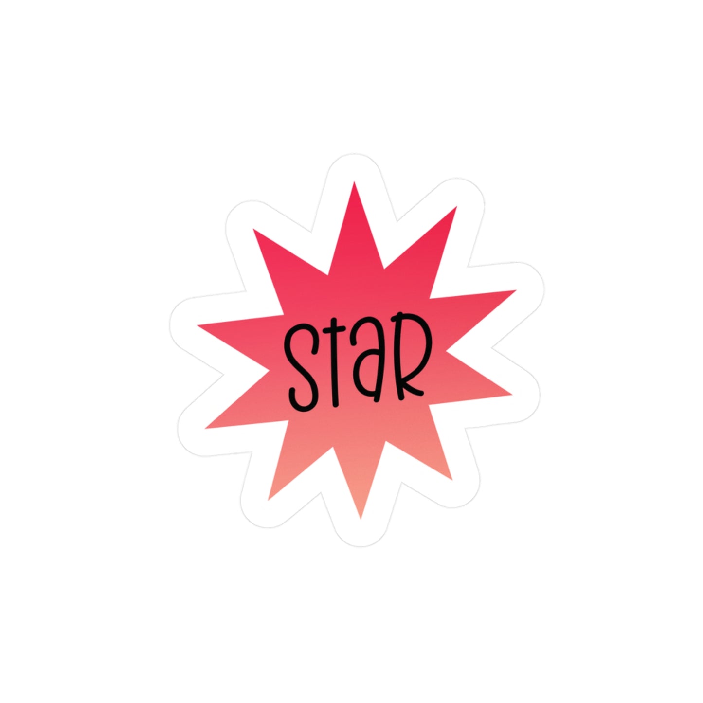 Star Kiss-Cut Vinyl Decals