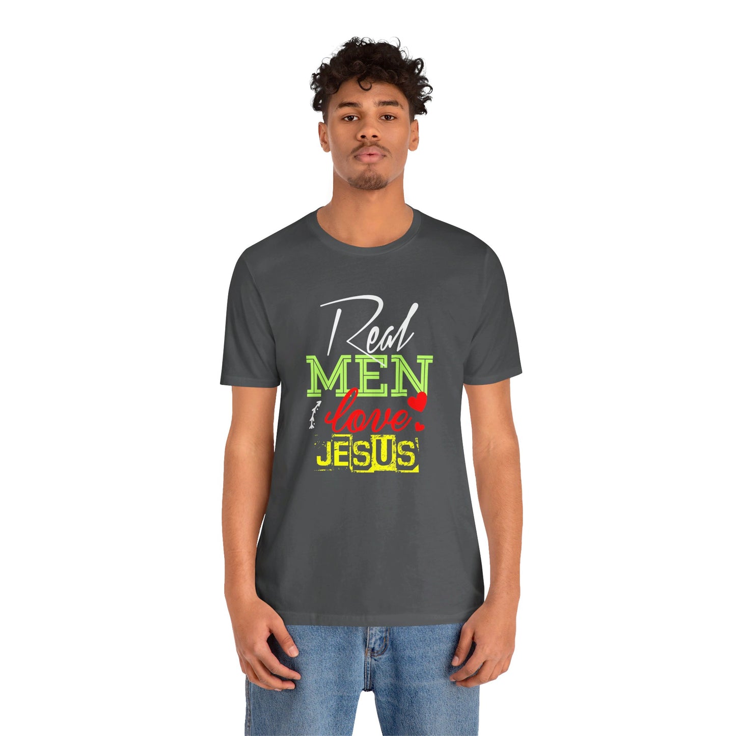 Real Men Love Jesus Short Sleeve Tee