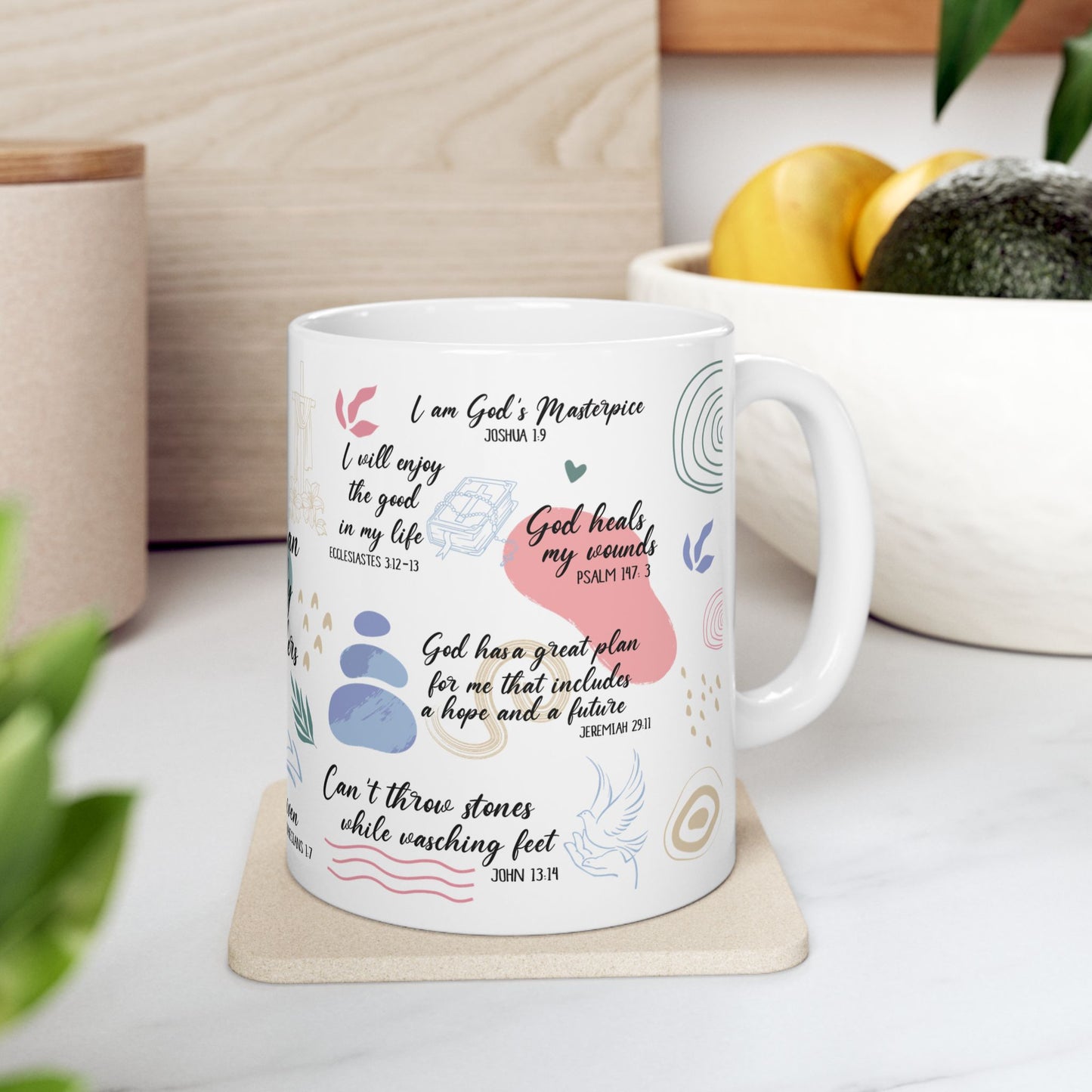 Christian Motivational Mug | Daily Reminders | Inspirational Gifts for Women | Faith-Based Coffee Cup, Encouragement Mug, Unique [...]