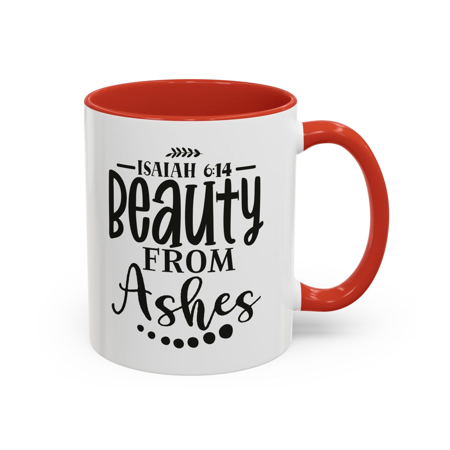 Beauty from Ashes Accent Coffee Mug