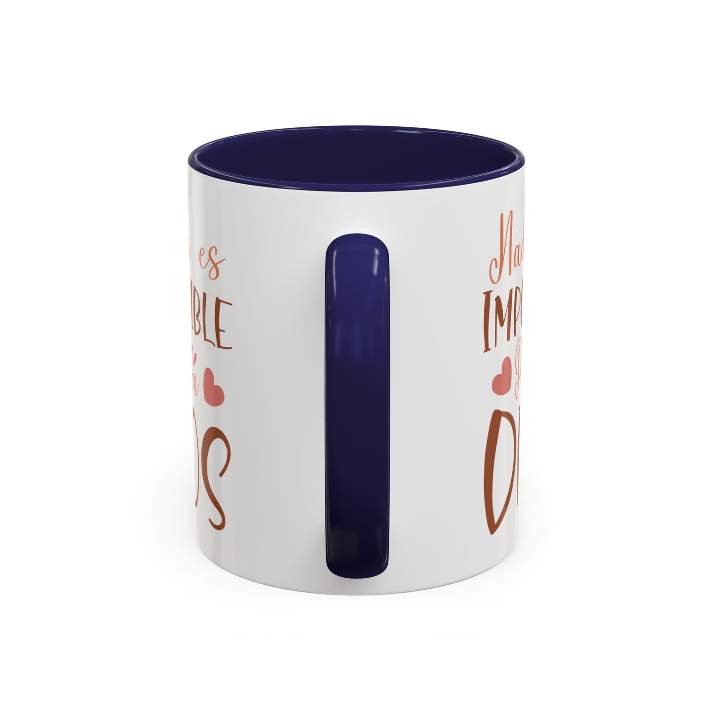 Nade es Imposible Para Dios  Accent Coffee Mug