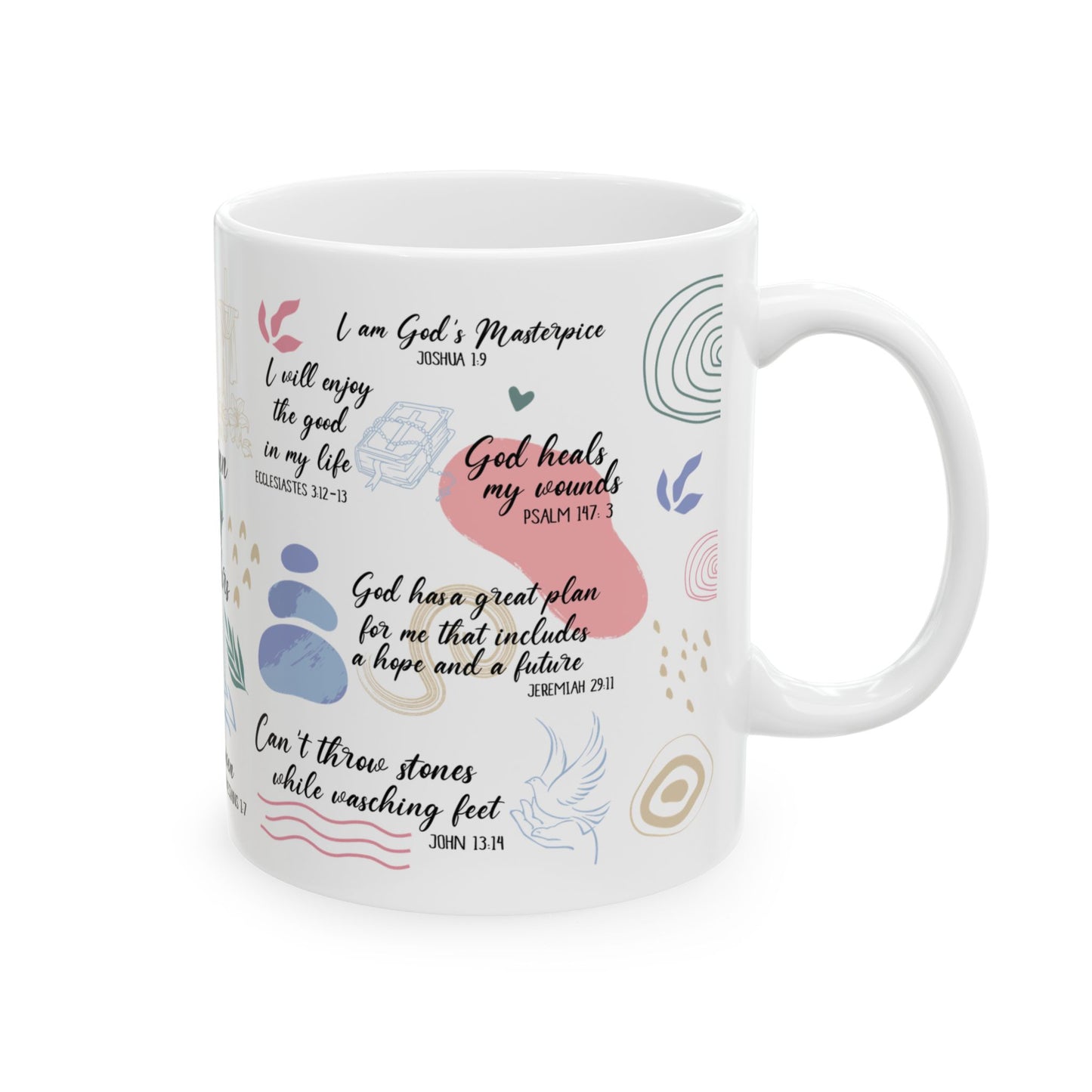 Christian Motivational Mug | Daily Reminders | Inspirational Gifts for Women | Faith-Based Coffee Cup, Encouragement Mug, Unique [...]