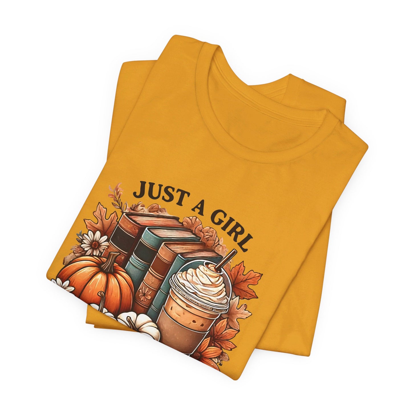 Just a Girl that Loves Fall Short Sleeve Tee