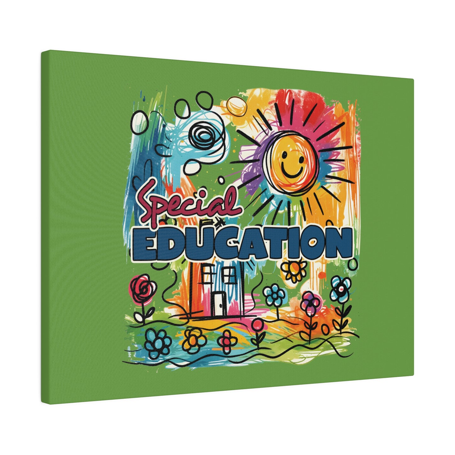 Special Education Teacher Matte Canvas, Stretched, 0.75"