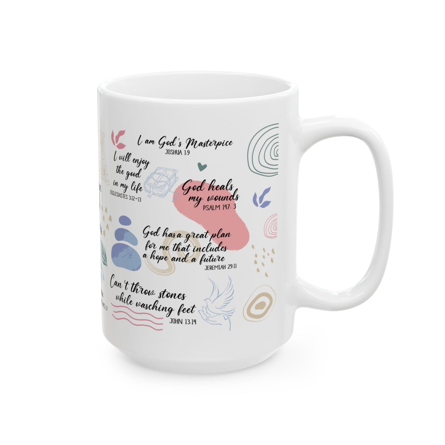 Christian Motivational Mug | Daily Reminders | Inspirational Gifts for Women | Faith-Based Coffee Cup, Encouragement Mug, Unique [...]