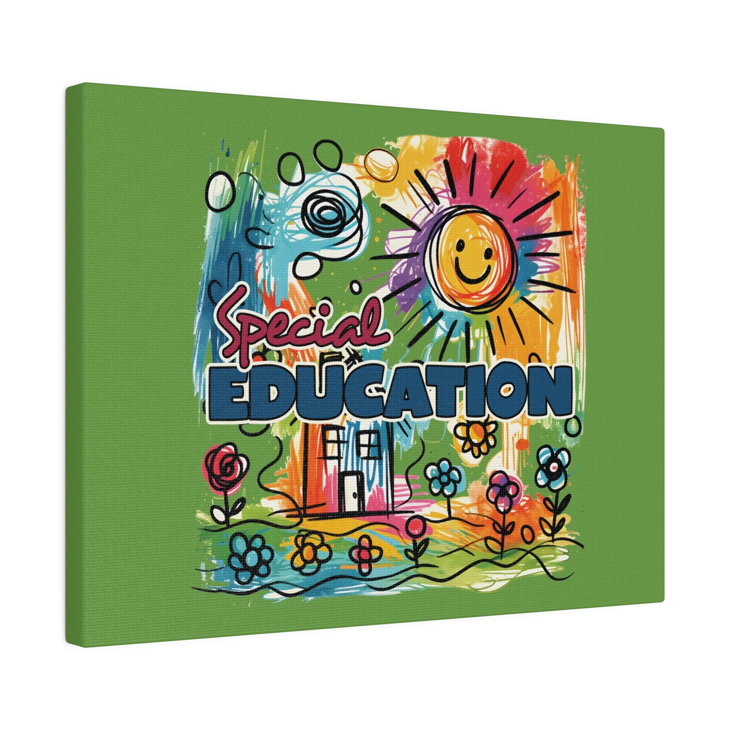 Special Education Teacher Matte Canvas, Stretched, 0.75"