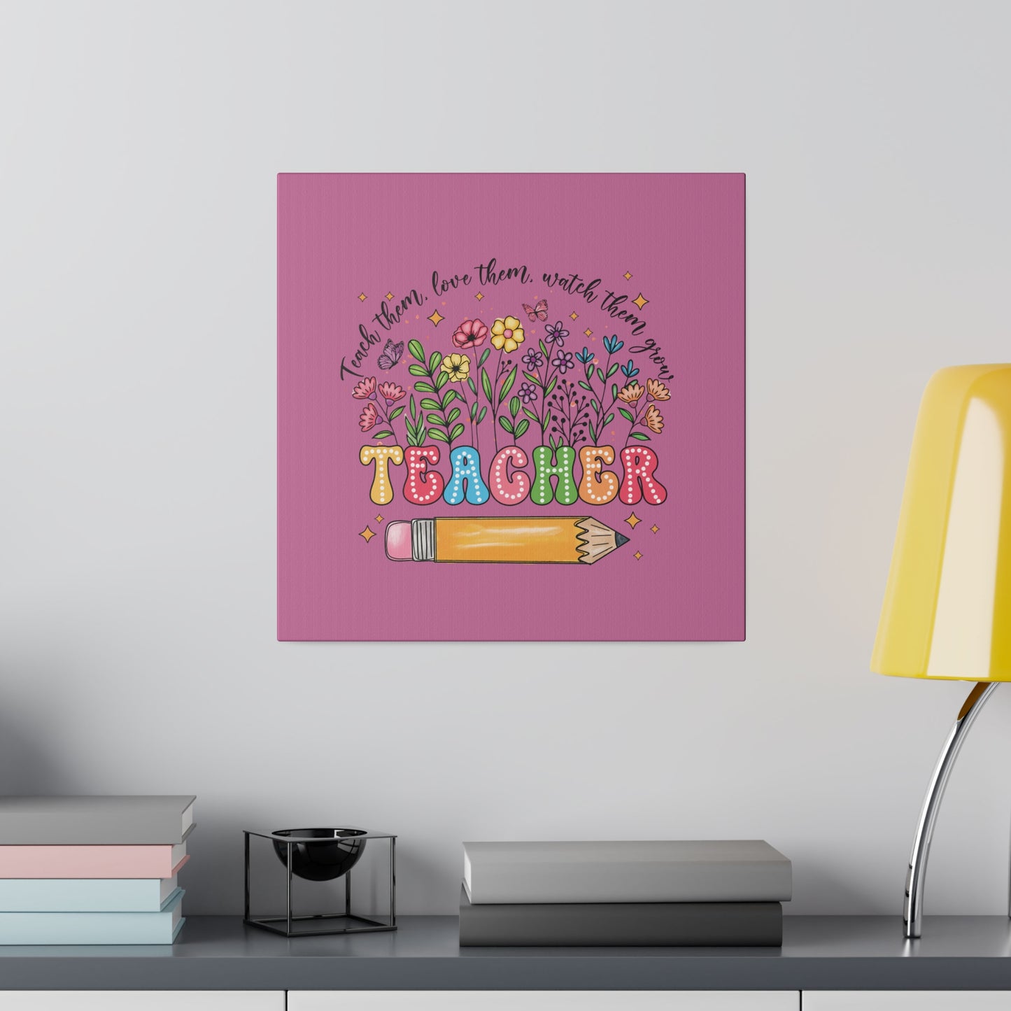 Teacher Matte Canvas, Stretched, 0.75"