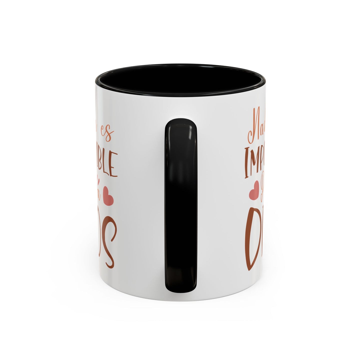 Nade es Imposible Para Dios  Accent Coffee Mug