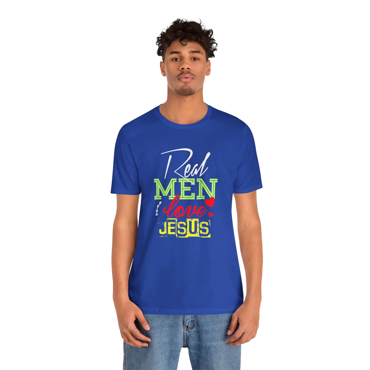 Real Men Love Jesus Short Sleeve Tee