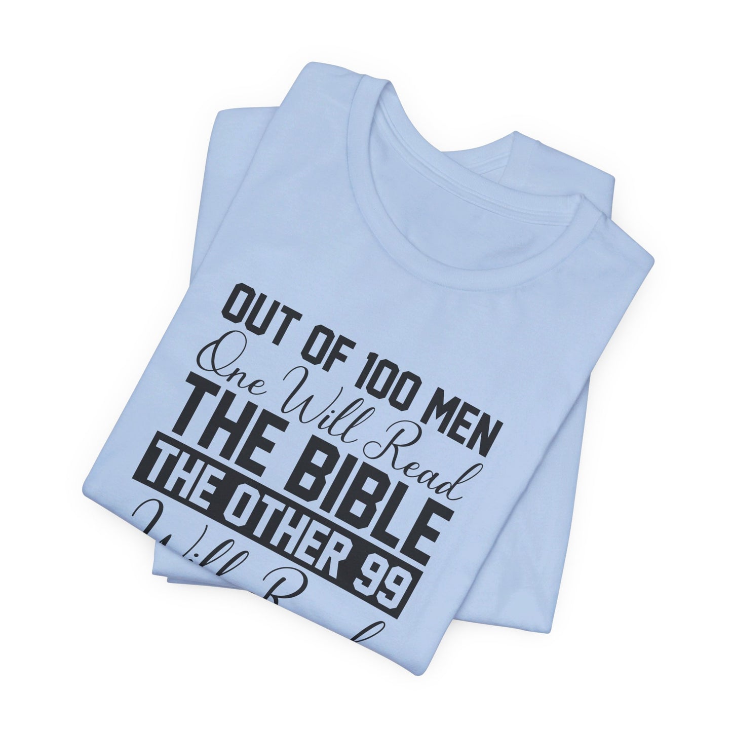 Out of 100 men Short Sleeve Tee