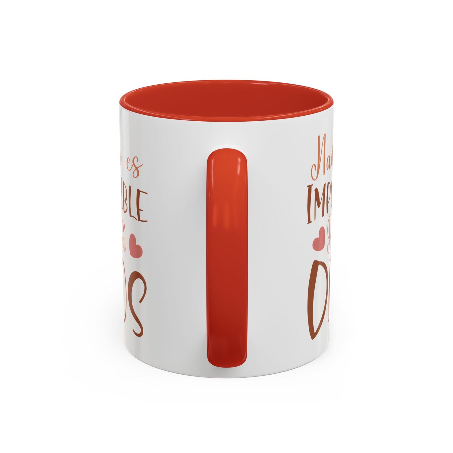 Nade es Imposible Para Dios  Accent Coffee Mug