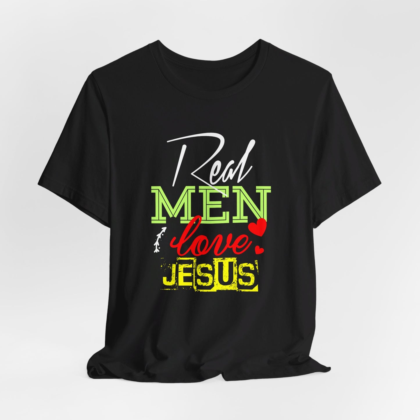 Real Men Love Jesus Short Sleeve Tee