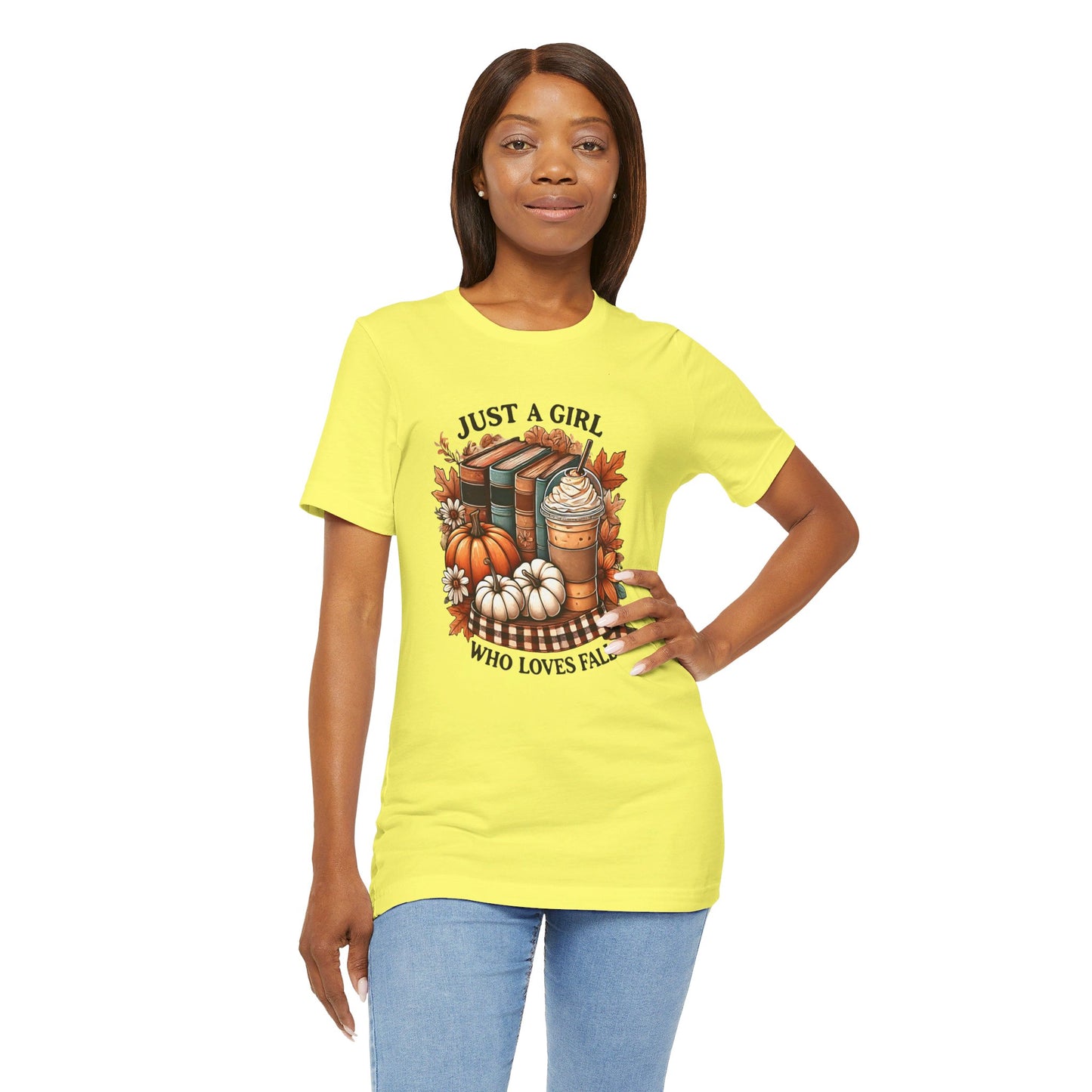 Just a Girl that Loves Fall Short Sleeve Tee