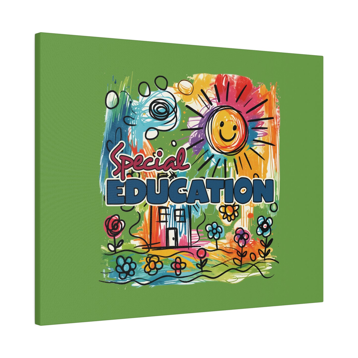 Special Education Teacher Matte Canvas, Stretched, 0.75"