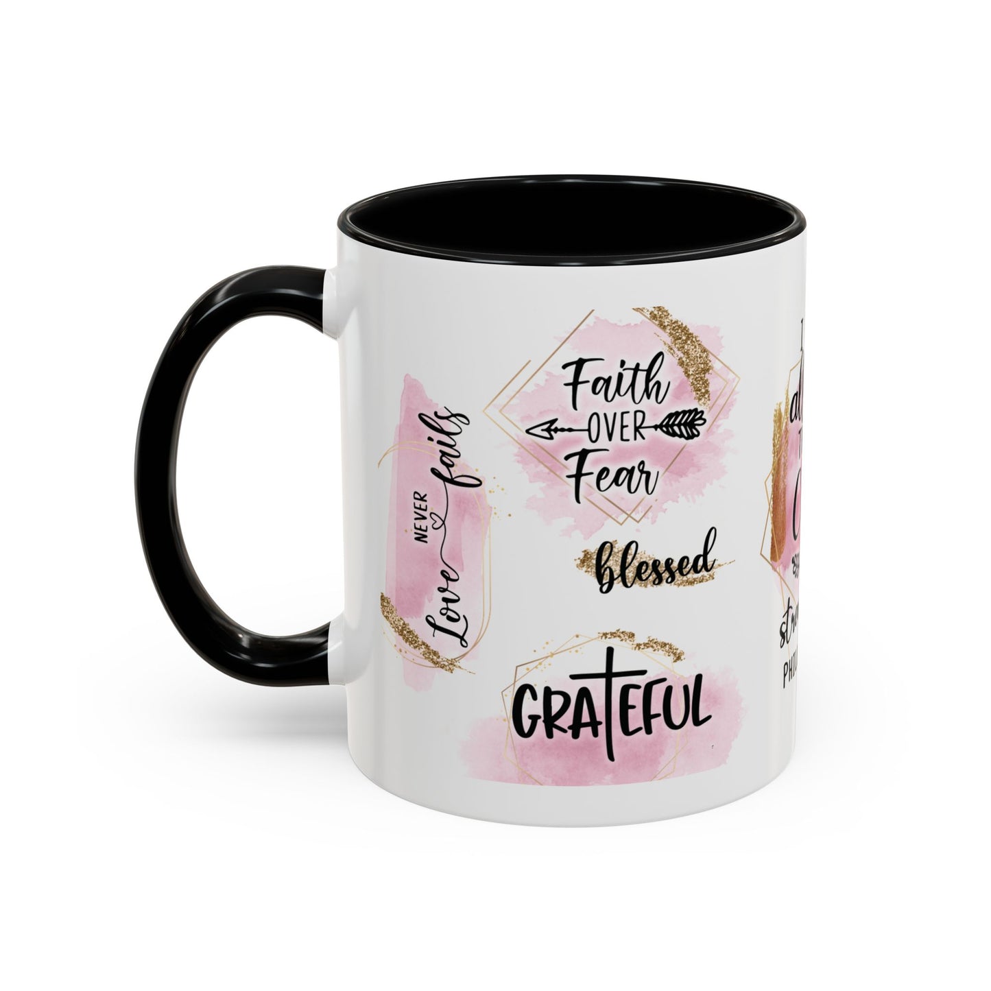 I Can Do All Things In Christ  Accent Coffee Mug