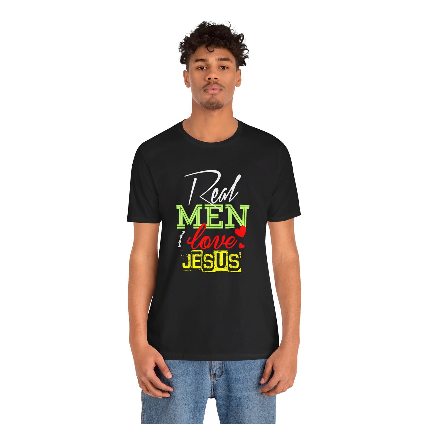 Real Men Love Jesus Short Sleeve Tee