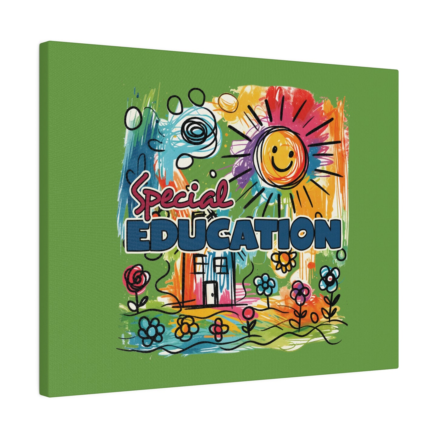 Special Education Teacher Matte Canvas, Stretched, 0.75"