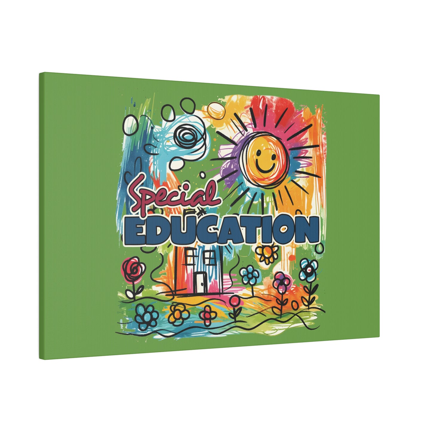 Special Education Teacher Matte Canvas, Stretched, 0.75"