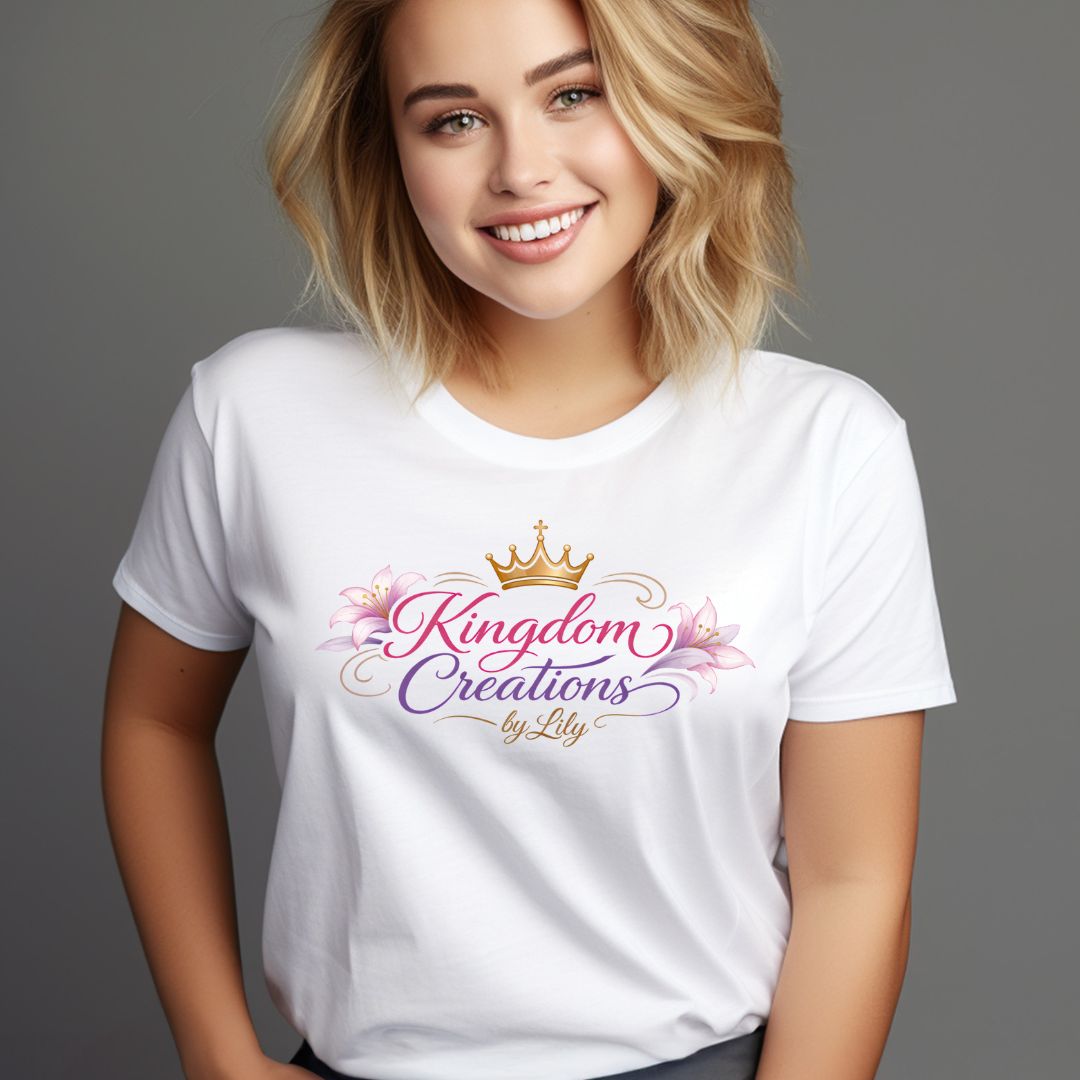 Kingdom Creations Merch Tee – Colossians 3:23 Christian Graphic Tee | Kingdom Creations
